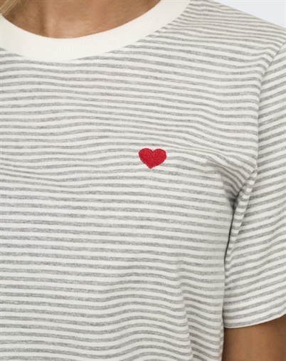 JDY - JDYPisa Print T-shirt - Cloud Dancer